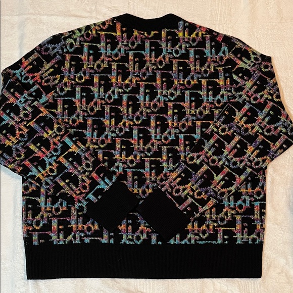 DIOR Oblique Jacquard Sweater (Size: XXXL) - Picture 4 of 12